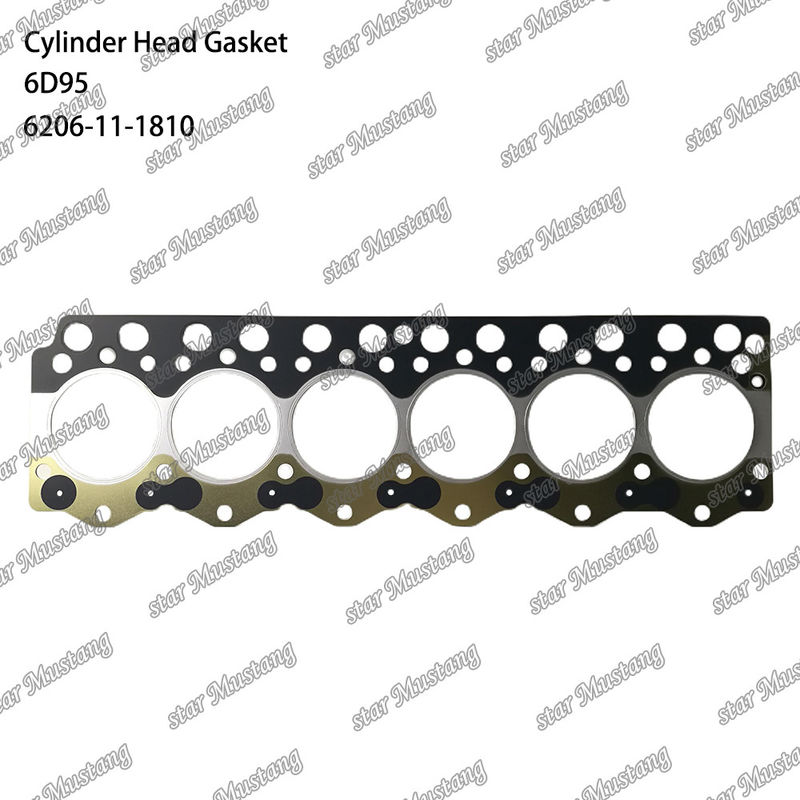 Cylinder Head Gasket 6D95 Metal 6206-11-1810  For KUMATSU Engine Spare Parts