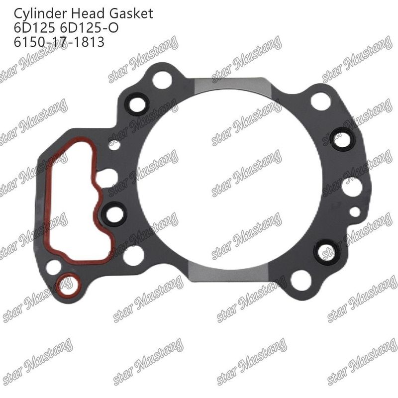 Cylinder Head Gasket 6D125 6D125-O 6150-17-1813 For KUMATSU Engine Spare Parts