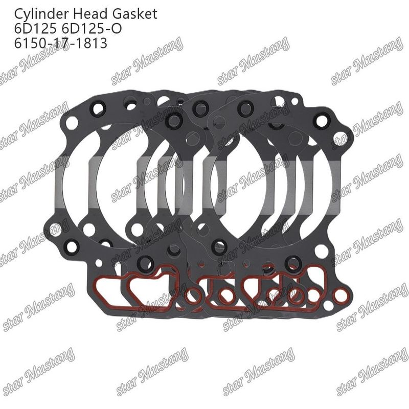 Cylinder Head Gasket 6D125 6D125-O 6150-17-1813 For KUMATSU Engine Spare Parts