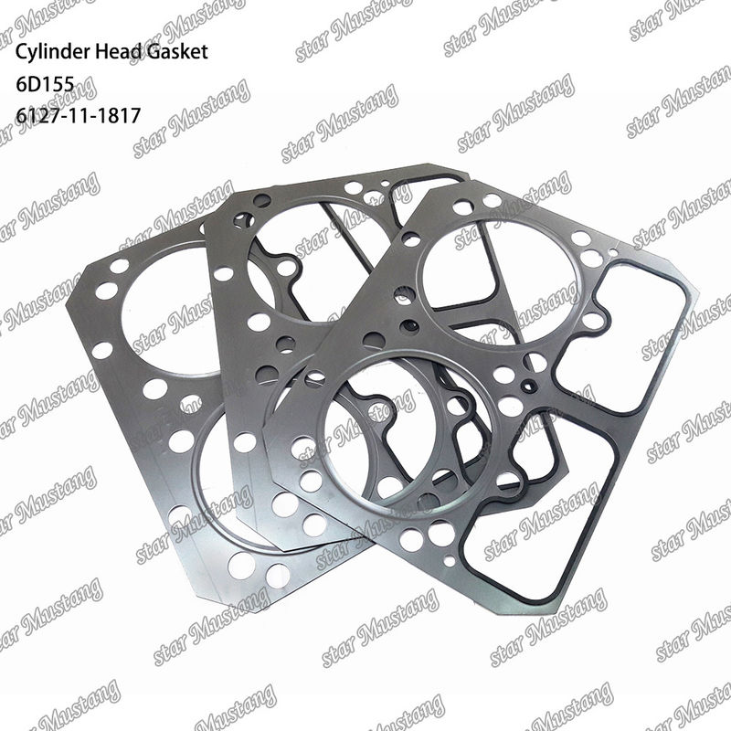 Cylinder Head Gasket 6D155 Metal 6127-11-1817 For KUMATSU Engine Spare Parts