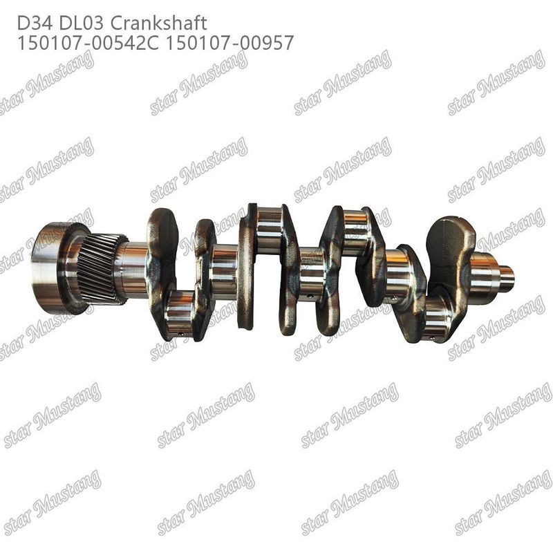 Crankshaft D34 DL03 150107-00542C 150107-00957 Suitable for Doosan Engine Spare Parts