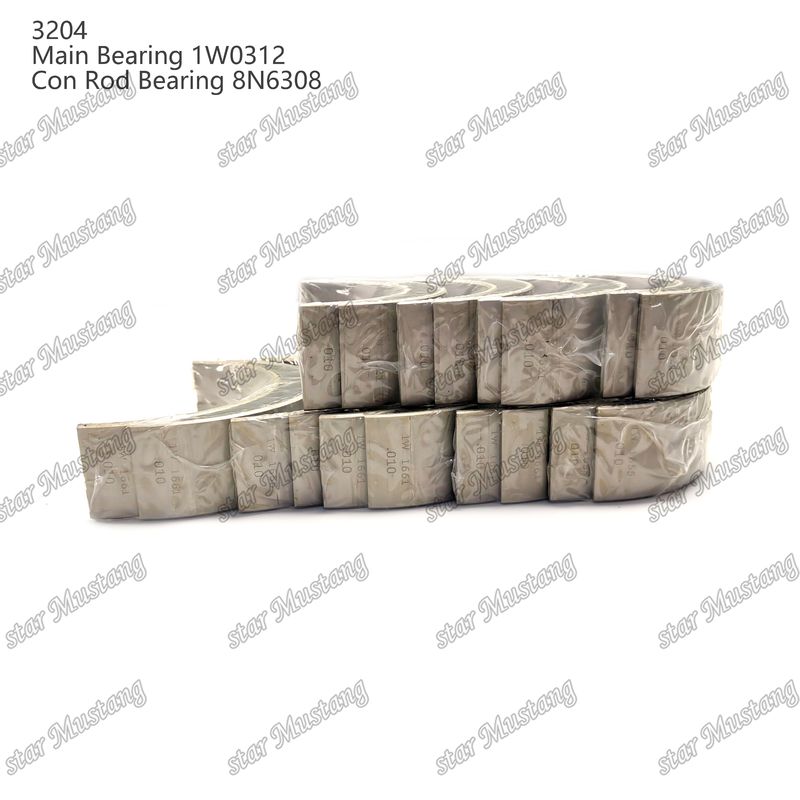 Main bearing and con rod bearing 3204 0.25 1W1661 STD 1W0312 8N6308 for Caterpillar Engine Spare Parts