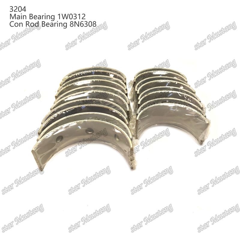 Main bearing and con rod bearing 3204 0.25 1W1661 STD 1W0312 8N6308 for Caterpillar Engine Spare Parts