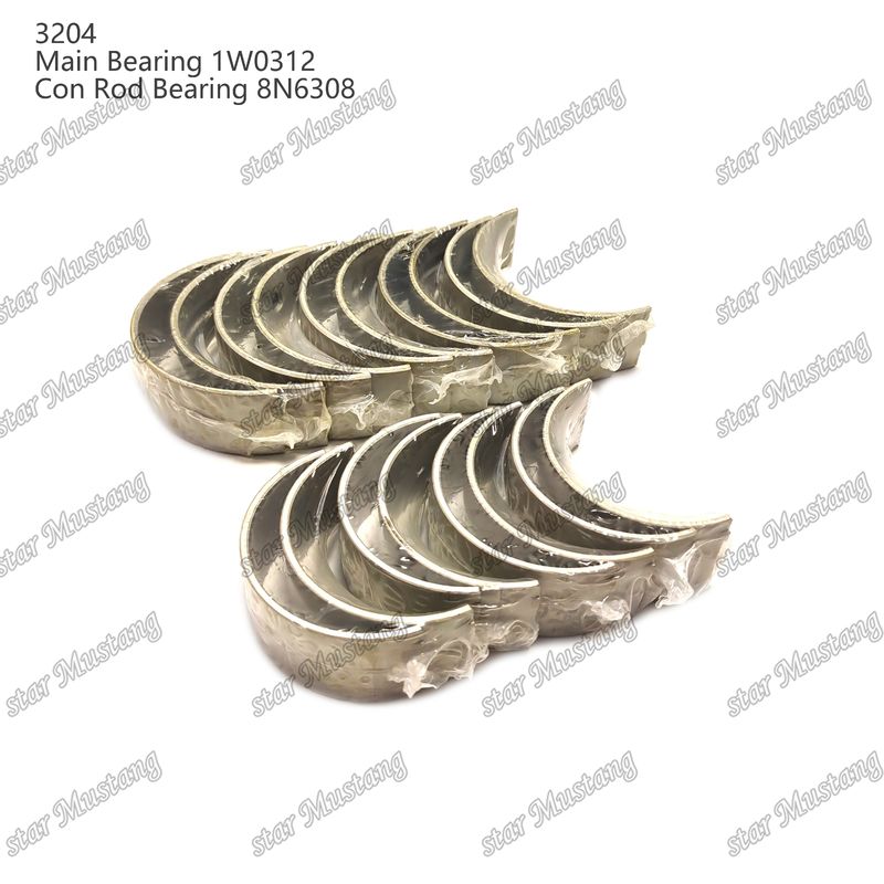 Main bearing and con rod bearing 3204 0.25 1W1661 STD 1W0312 8N6308 for Caterpillar Engine Spare Parts