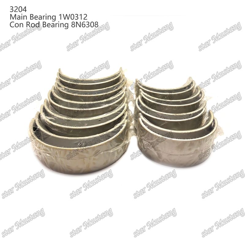 Main bearing and con rod bearing 3204 0.25 1W1661 STD 1W0312 8N6308 for Caterpillar Engine Spare Parts