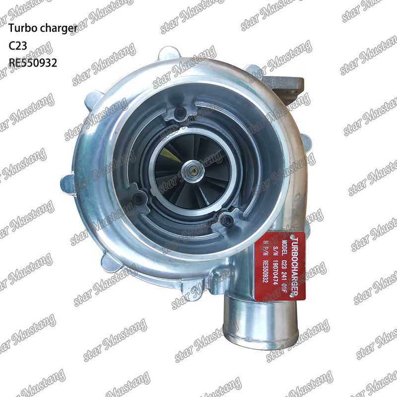 C23 228 John Deere RE550932 ENGINE TURBO CHARGER Engine Part With Integral Structure And 6 Months