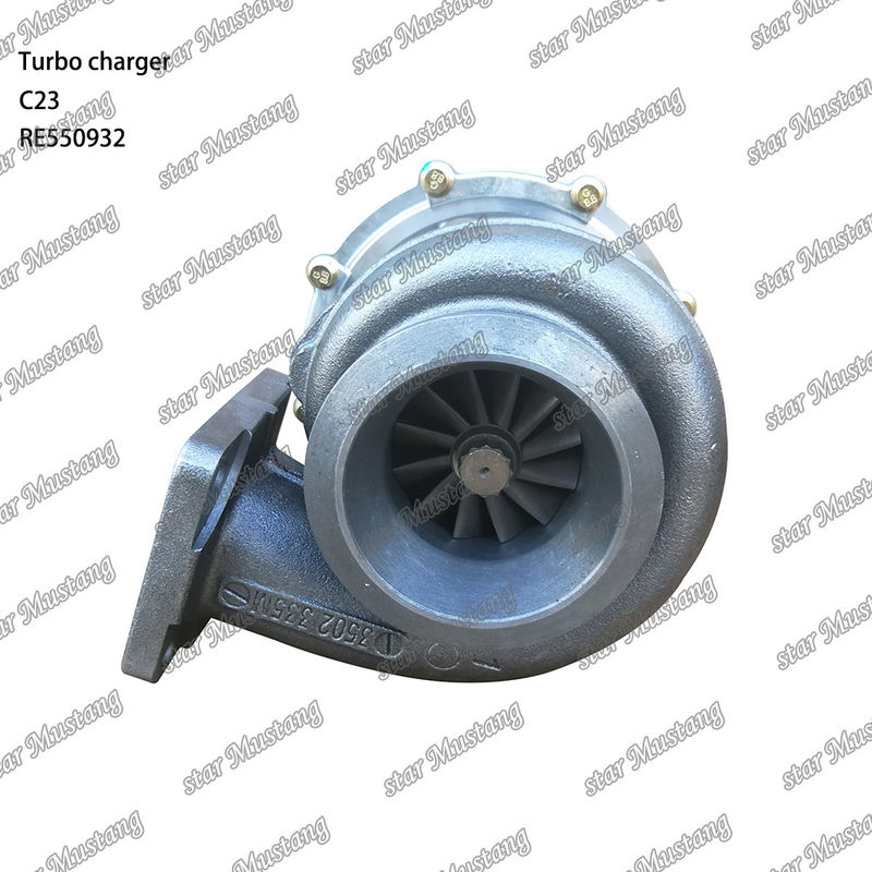 C23 228 John Deere RE550932 ENGINE TURBO CHARGER Engine Part With Integral Structure And 6 Months