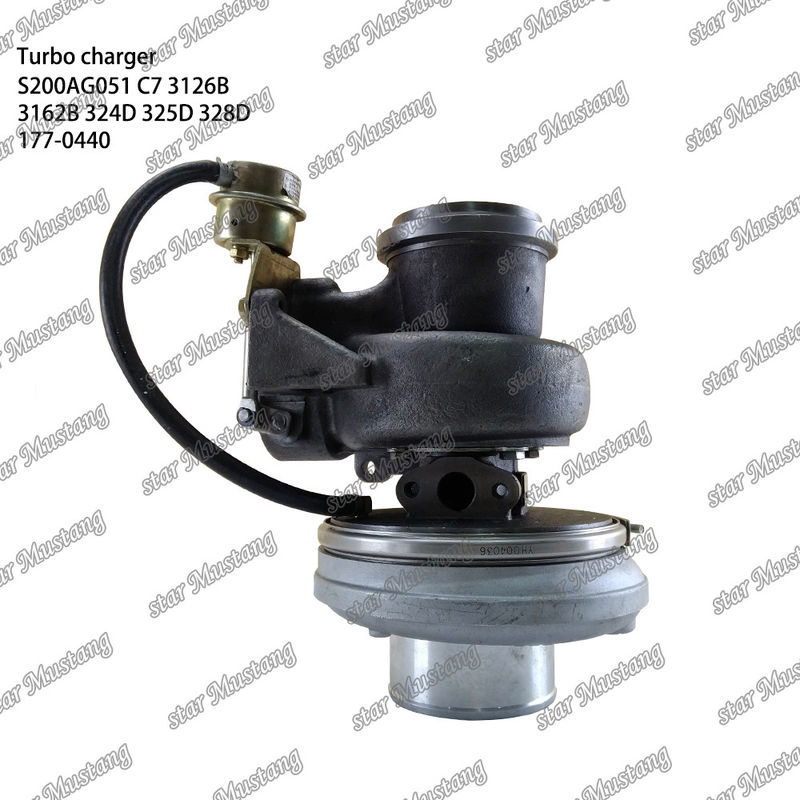 Turbocharger S200AG051 C7 3126B 3162B 324D 325D 328D 177-0440 Engine Part with Integral Structure and 6 Months