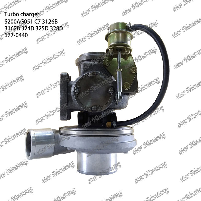 Turbocharger S200AG051 C7 3126B 3162B 324D 325D 328D 177-0440 Engine Part with Integral Structure and 6 Months