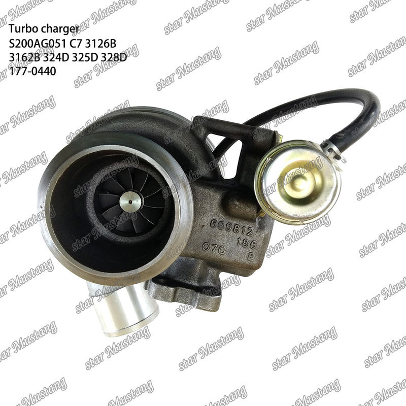 Turbocharger S200AG051 C7 3126B 3162B 324D 325D 328D 177-0440 Engine Part with Integral Structure and 6 Months