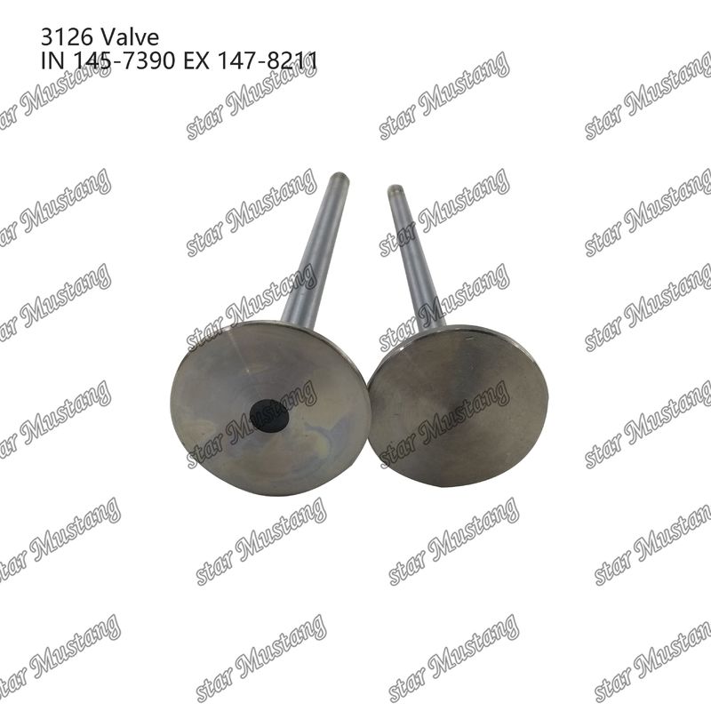 Valve 3126 Inlet 145-7390 Exhaust 147-8211 Suitable For Caterpillar Engine Spare Parts