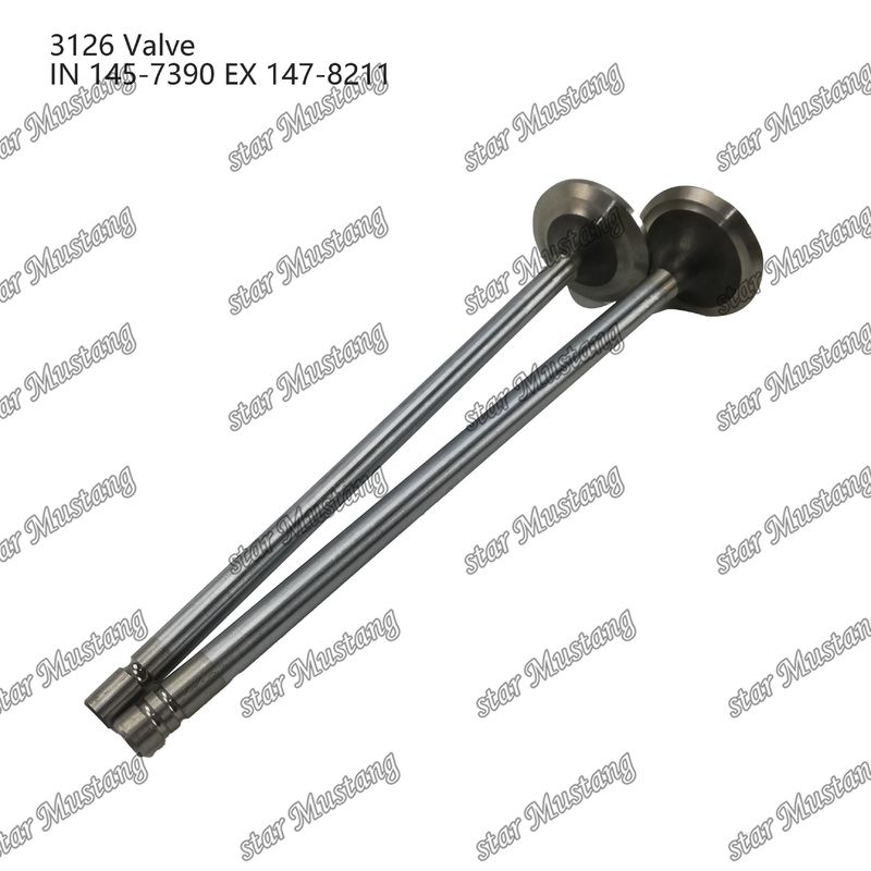 Valve 3126 Inlet 145-7390 Exhaust 147-8211 Suitable For Caterpillar Engine Spare Parts