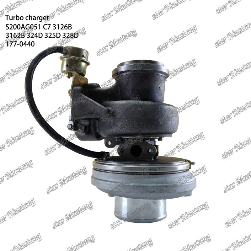 Turbocharger S200AG051 C7 3126B 3162B 324D 325D 328D 177-0440 Engine Part with Integral Structure and 6 Months