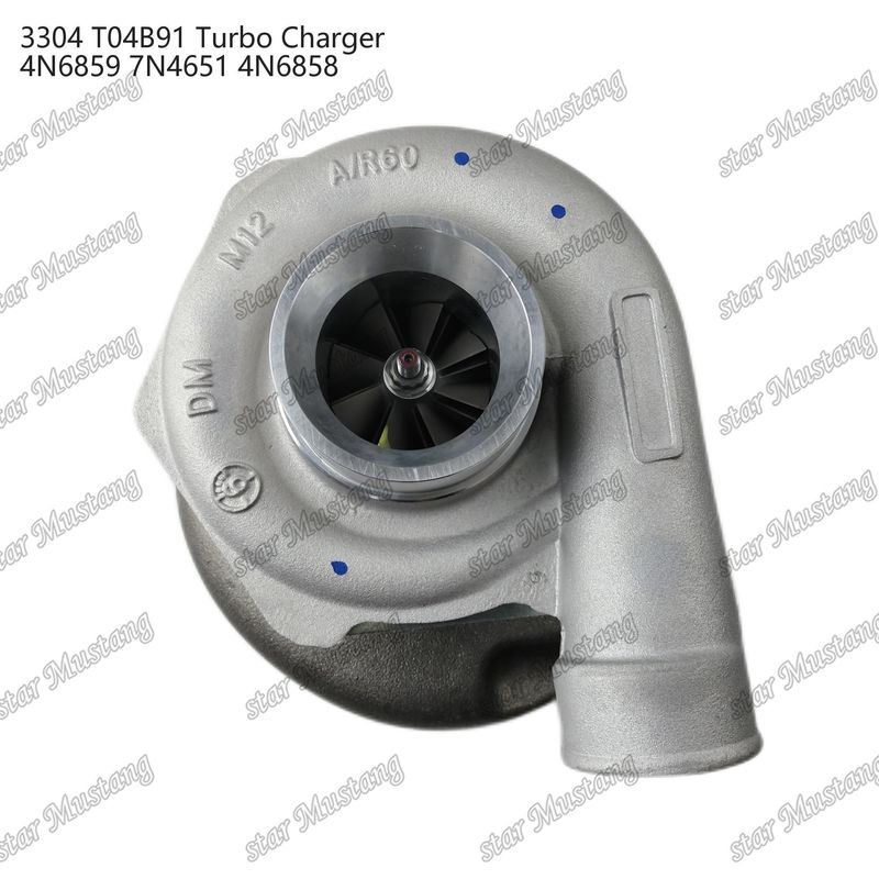 Turbocharger T04B91 3304 4N6859 7N4651 4N6858 Engine Part with Integral Structure and 6 Months
