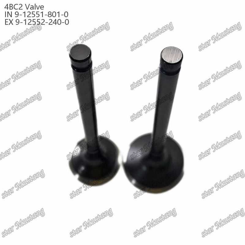 Valve 4BC2 9-12551-801-0 9-12552-240-0 Suitable For Isuzu Engine Spare Parts