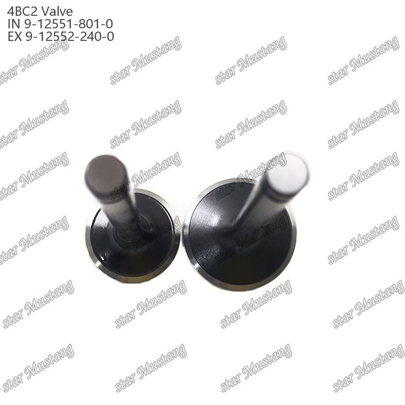 Valve 4BC2 9-12551-801-0 9-12552-240-0 Suitable For Isuzu Engine Spare Parts