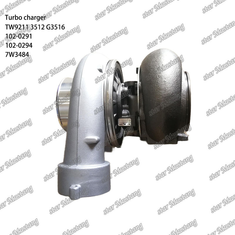 Turbocharger TW9211 3512 G3516 102-0291 102-0294 7W3484 Engine Part with Integral Structure and 6 Months