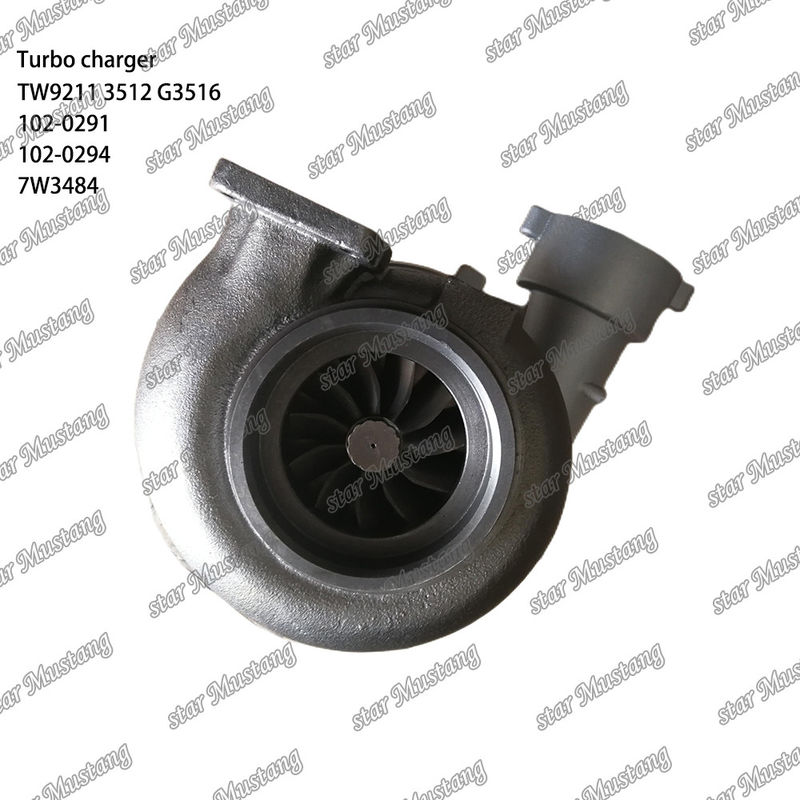 Turbocharger TW9211 3512 G3516 102-0291 102-0294 7W3484 Engine Part with Integral Structure and 6 Months