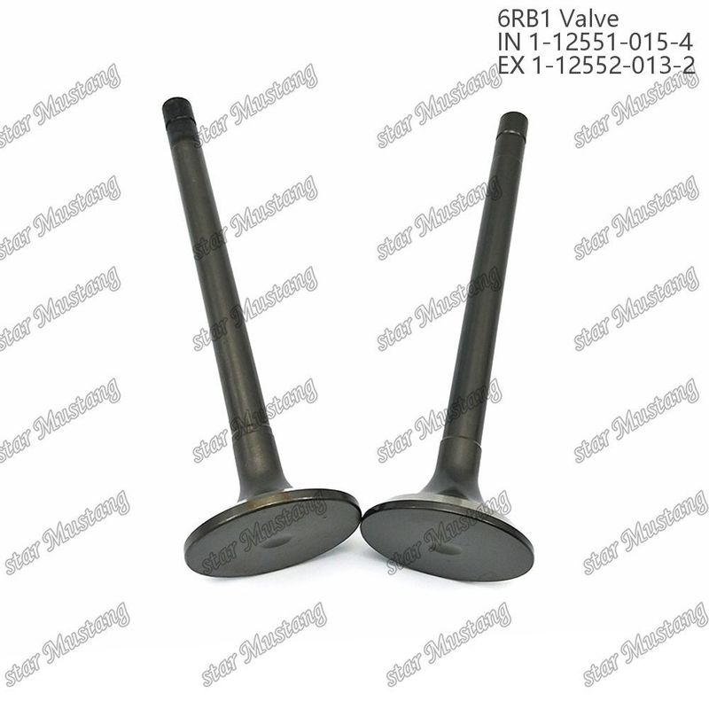 Valve 6RB1 IN 1-12551-015-4 EX 1-12552-013-2 Suitable For Isuzu Engine Spare Parts
