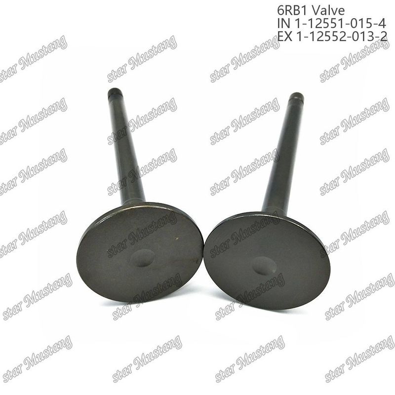 Valve 6RB1 IN 1-12551-015-4 EX 1-12552-013-2 Suitable For Isuzu Engine Spare Parts