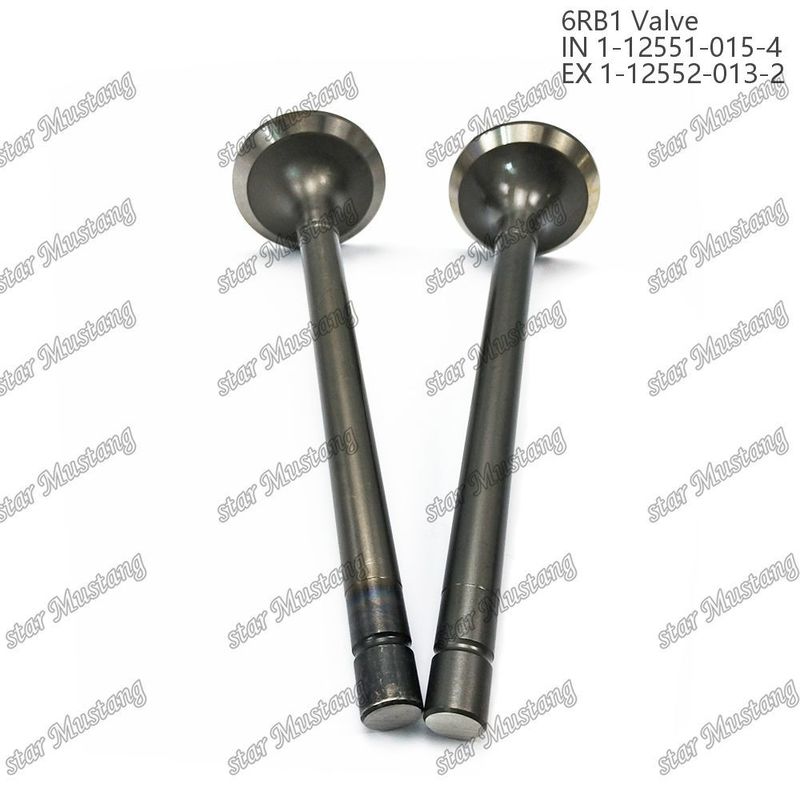 Valve 6RB1 IN 1-12551-015-4 EX 1-12552-013-2 Suitable For Isuzu Engine Spare Parts