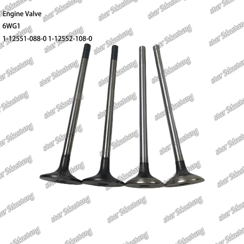 Valve 6WG1 IN 1-12551-088-0 EX 1-12552-108-0 Suitable For Isuzu Engine Spare Parts