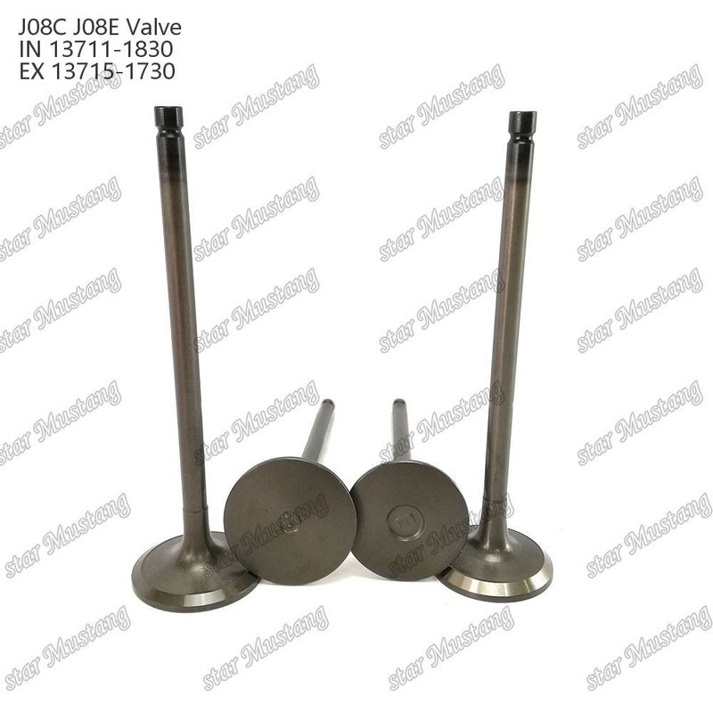 ENGINE Valve J08E IN 13711-1830 EX 13715-1730 Suitable For Hino Engine Spare Parts