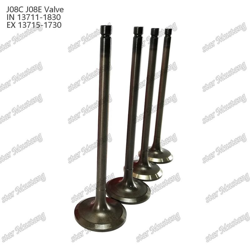 ENGINE Valve J08E IN 13711-1830 EX 13715-1730 Suitable For Hino Engine Spare Parts