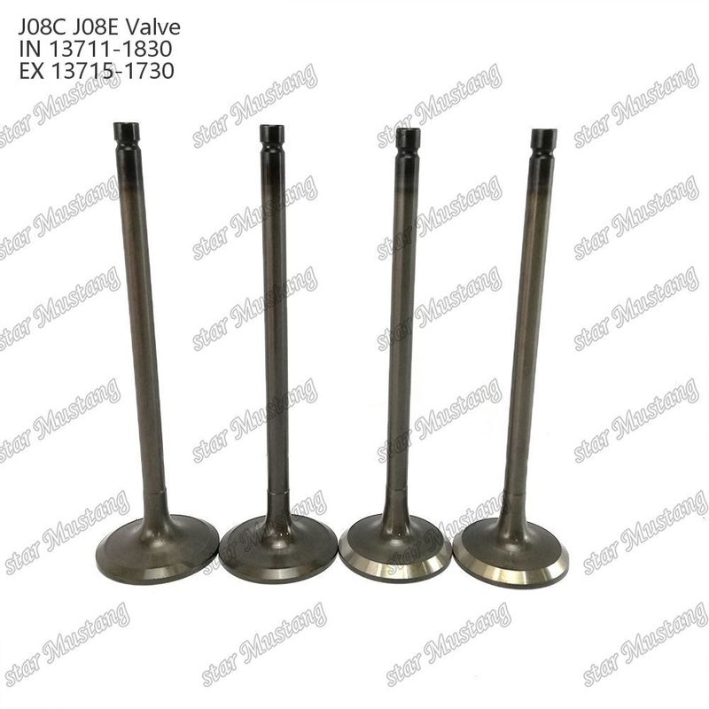 ENGINE Valve J08E IN 13711-1830 EX 13715-1730 Suitable For Hino Engine Spare Parts