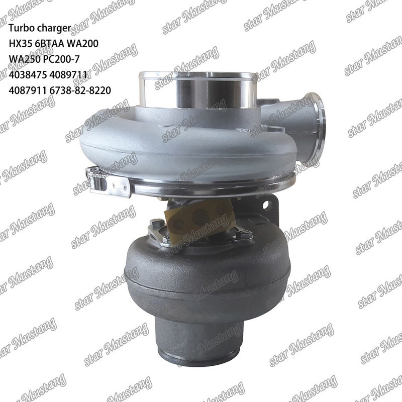 Integral Structure Turbocharger HX35 6BTAA WA200 WA250 PC200-7 4038475 4089711 4087911 6738-82-8220 Engine Part