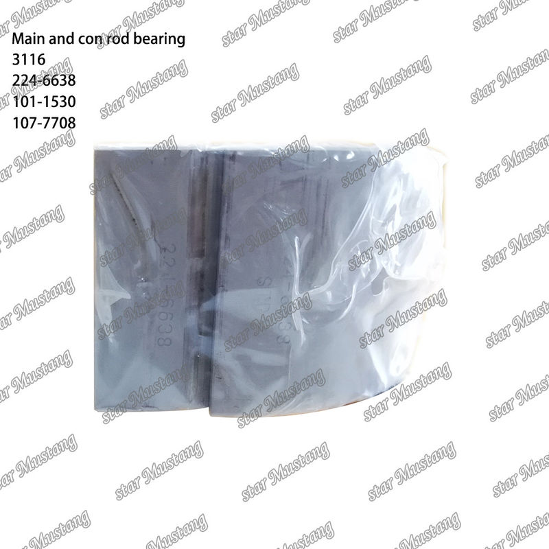 Main Bearing And Con Rod Bearing 3116 224-6638 101-1530 107-7708 Std Suitable For Caterpillar Engine Spare Parts