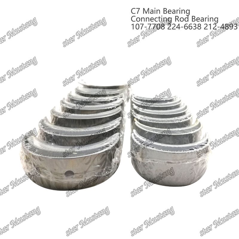 Main Bearing And Con Rod Bearing C7 107-7708 224-6638 212-4893 Suitable For Caterpillar Engine Spare Parts
