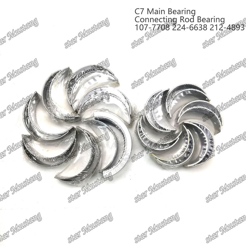 Main Bearing And Con Rod Bearing C7 107-7708 224-6638 212-4893 Suitable For Caterpillar Engine Spare Parts