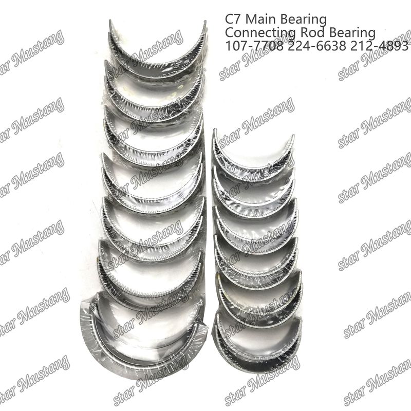 Main Bearing And Con Rod Bearing C7 107-7708 224-6638 212-4893 Suitable For Caterpillar Engine Spare Parts