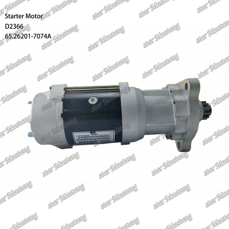D2366 Engine Starter Motor 39MT 24V 9.0KW 11T 65.26201-7074A For DOOSAN DAEWOO Engine Spare Parts