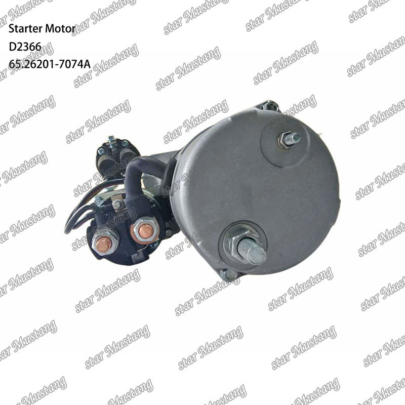 D2366 Engine Starter Motor 39MT 24V 9.0KW 11T 65.26201-7074A For DOOSAN DAEWOO Engine Spare Parts