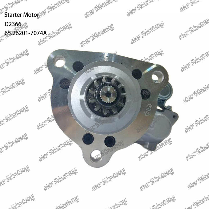 D2366 Engine Starter Motor 39MT 24V 9.0KW 11T 65.26201-7074A For DOOSAN DAEWOO Engine Spare Parts