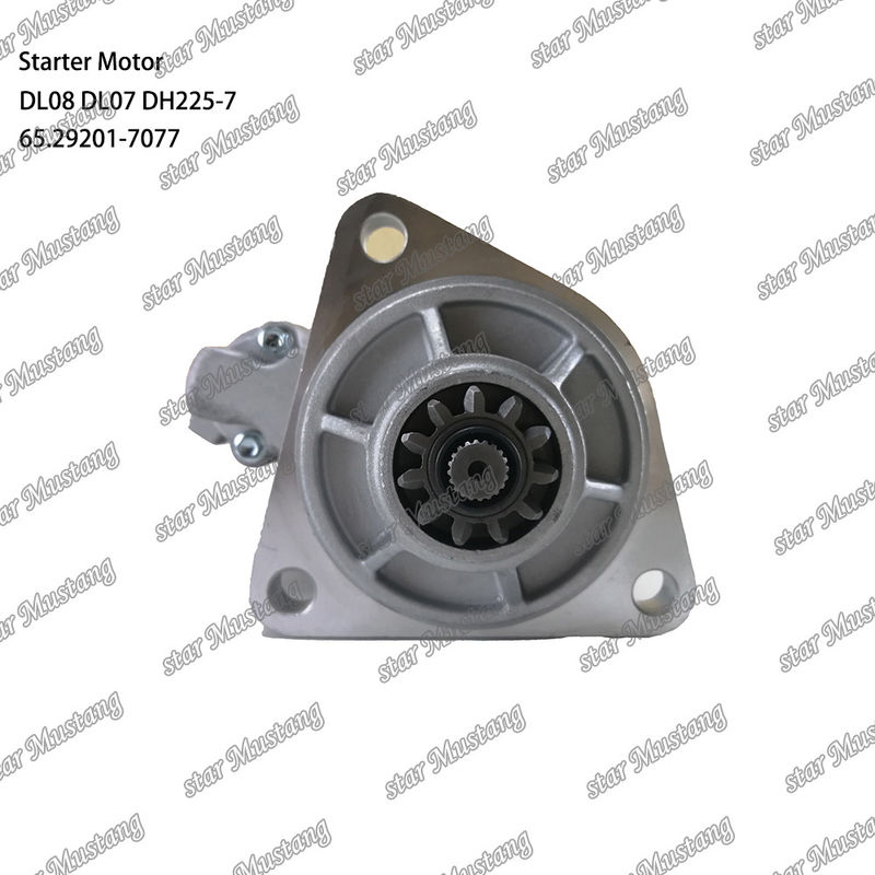 DL08 DL07 DH225-7 Engine Starter Motor 24V 11T 5.5KW 65.29201-7077 For DOOSAN DAEWOO Engine Spare Parts