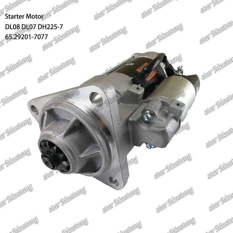 DL08 DL07 DH225-7 Engine Starter Motor 24V 11T 5.5KW 65.29201-7077 For DOOSAN DAEWOO Engine Spare Parts