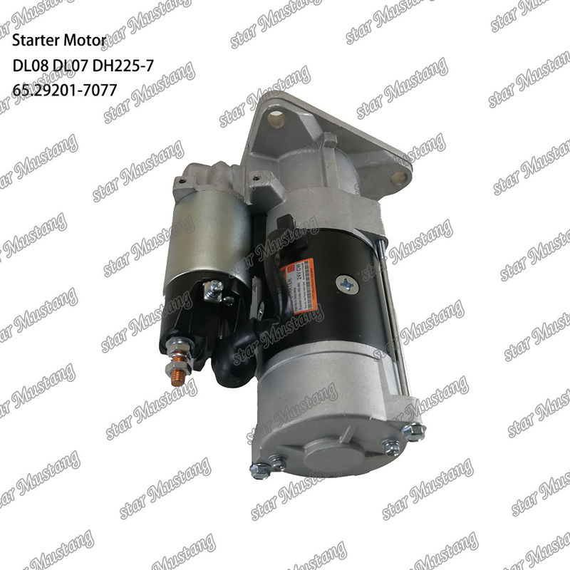 DL08 DL07 DH225-7 Engine Starter Motor 24V 11T 5.5KW 65.29201-7077 For DOOSAN DAEWOO Engine Spare Parts
