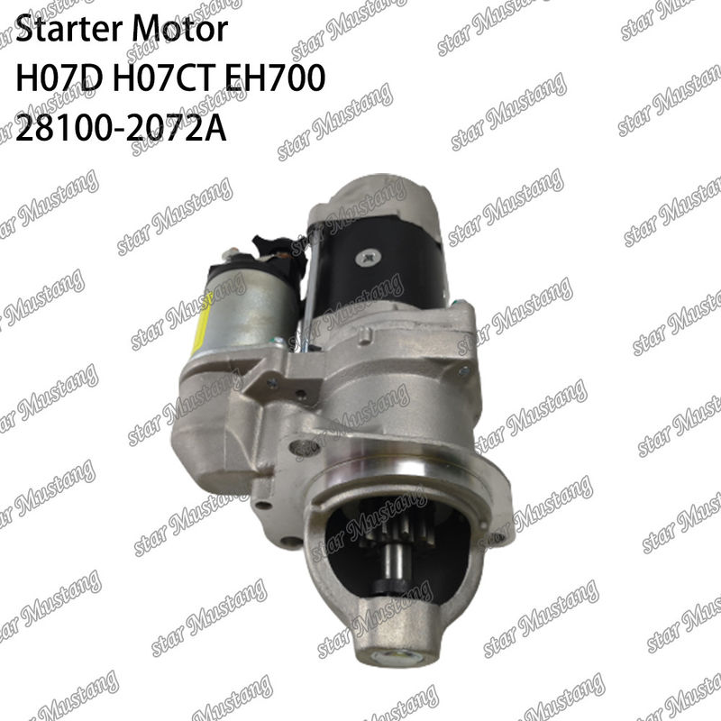 H07D H07CT EH700 EX220-5 Engine Starter Motor 24V 11T 5.5KW 28100-2072A 28100-1443A 28100-2271 For HINO Engine Spare Parts