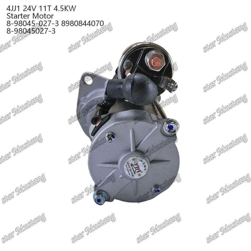 4JJ1 Engine Starter Motor 24V 11T 4.5KW 8-98045-027-3 8980844070 8-98045027-3 For ISUZU Engine Spare Parts