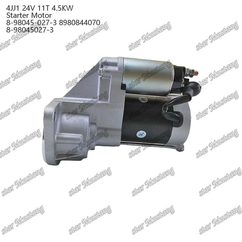 4JJ1 Engine Starter Motor 24V 11T 4.5KW 8-98045-027-3 8980844070 8-98045027-3 For ISUZU Engine Spare Parts