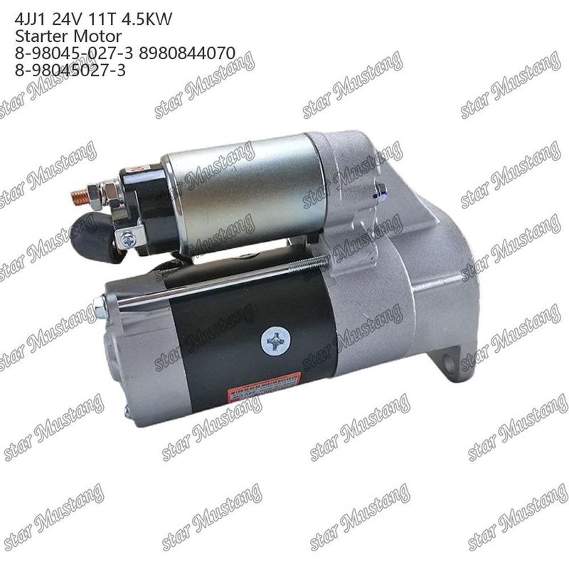 4JJ1 Engine Starter Motor 24V 11T 4.5KW 8-98045-027-3 8980844070 8-98045027-3 For ISUZU Engine Spare Parts