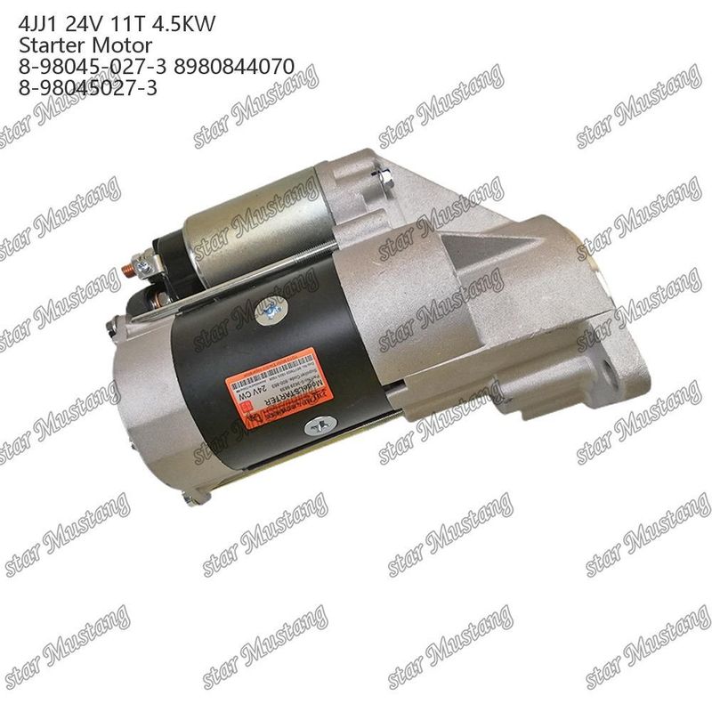 4JJ1 Engine Starter Motor 24V 11T 4.5KW 8-98045-027-3 8980844070 8-98045027-3 For ISUZU Engine Spare Parts