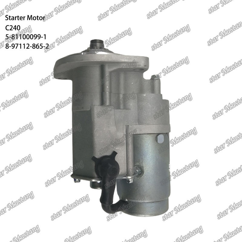 C240 Engine Starter Motor 9T 12V 5-81100099-1 8-97112-865-2 For ISUZU Engine Spare Parts