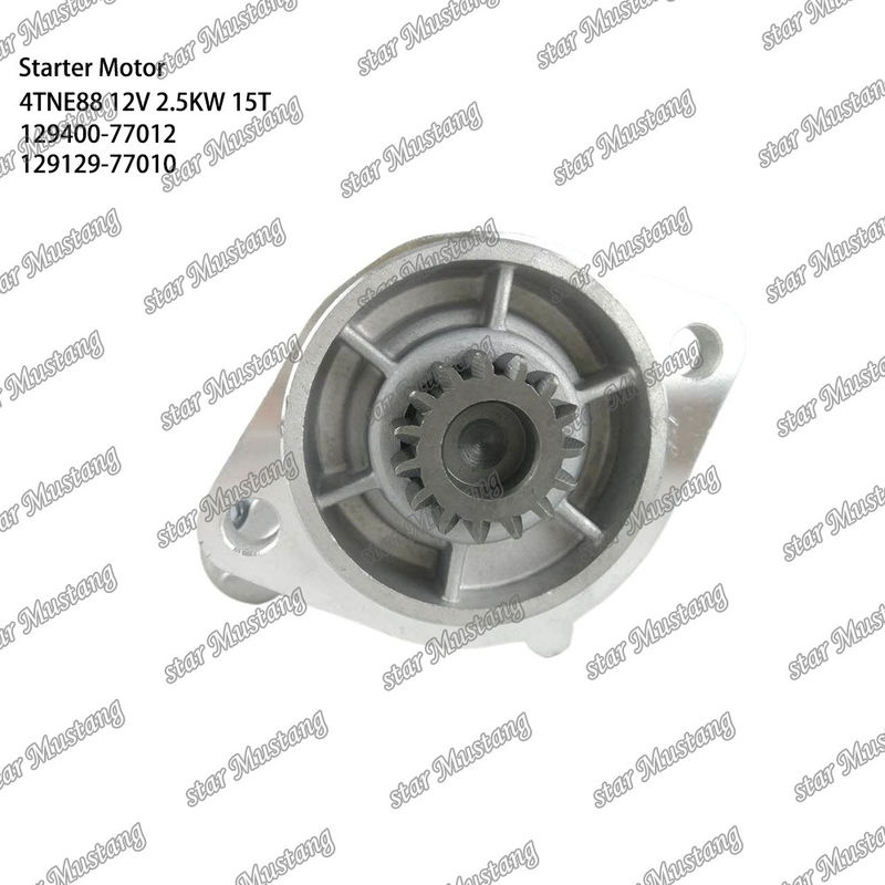 4TNE88 Engine Starter Motor 12V 2.5KW 15T 129400-77012 129129-77010 For YANMAR Engine Spare Parts