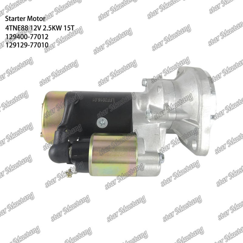 4TNE88 Engine Starter Motor 12V 2.5KW 15T 129400-77012 129129-77010 For YANMAR Engine Spare Parts