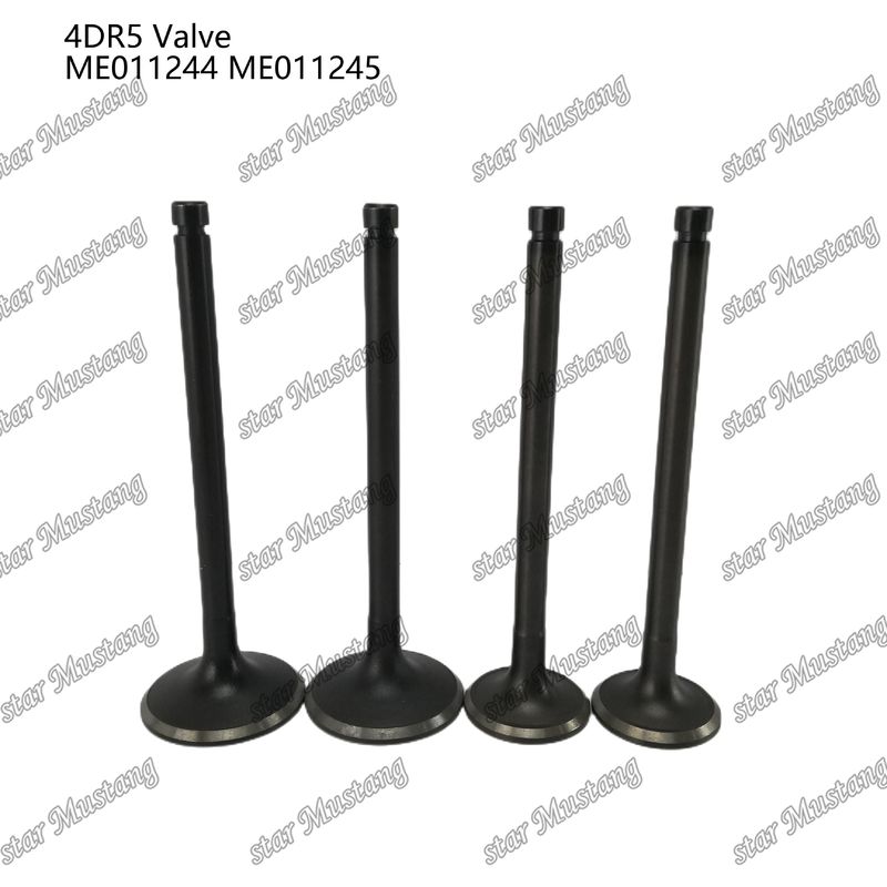 Diesel Engine Stock Integral Structure Valve 4DR5 IN ME011244 EX ME011245 in Good Condition