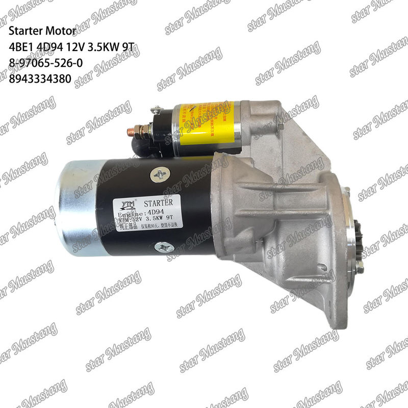Starter Motor 4BE1 4D94 12V 9T 8-97065-526-0 8943334380 Suitable For For Komatsu Engine Parts